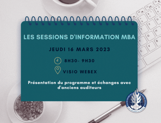 Session d’information MBA 16 mars